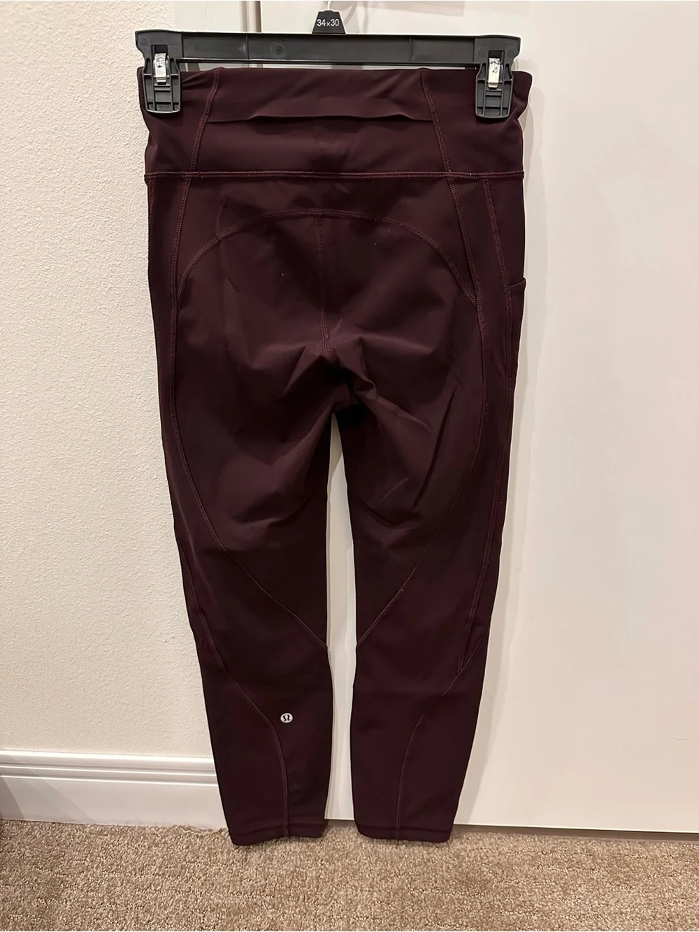 Lululemon Leggings in Deep Burgundy